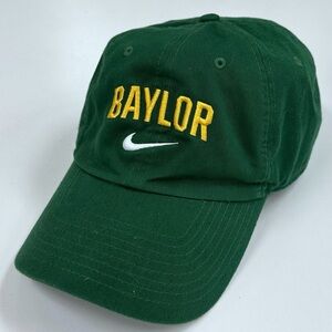 Nike Baylor Bears Heritage 86 StrapBack Dad Hat AV7548-341 Green Waco